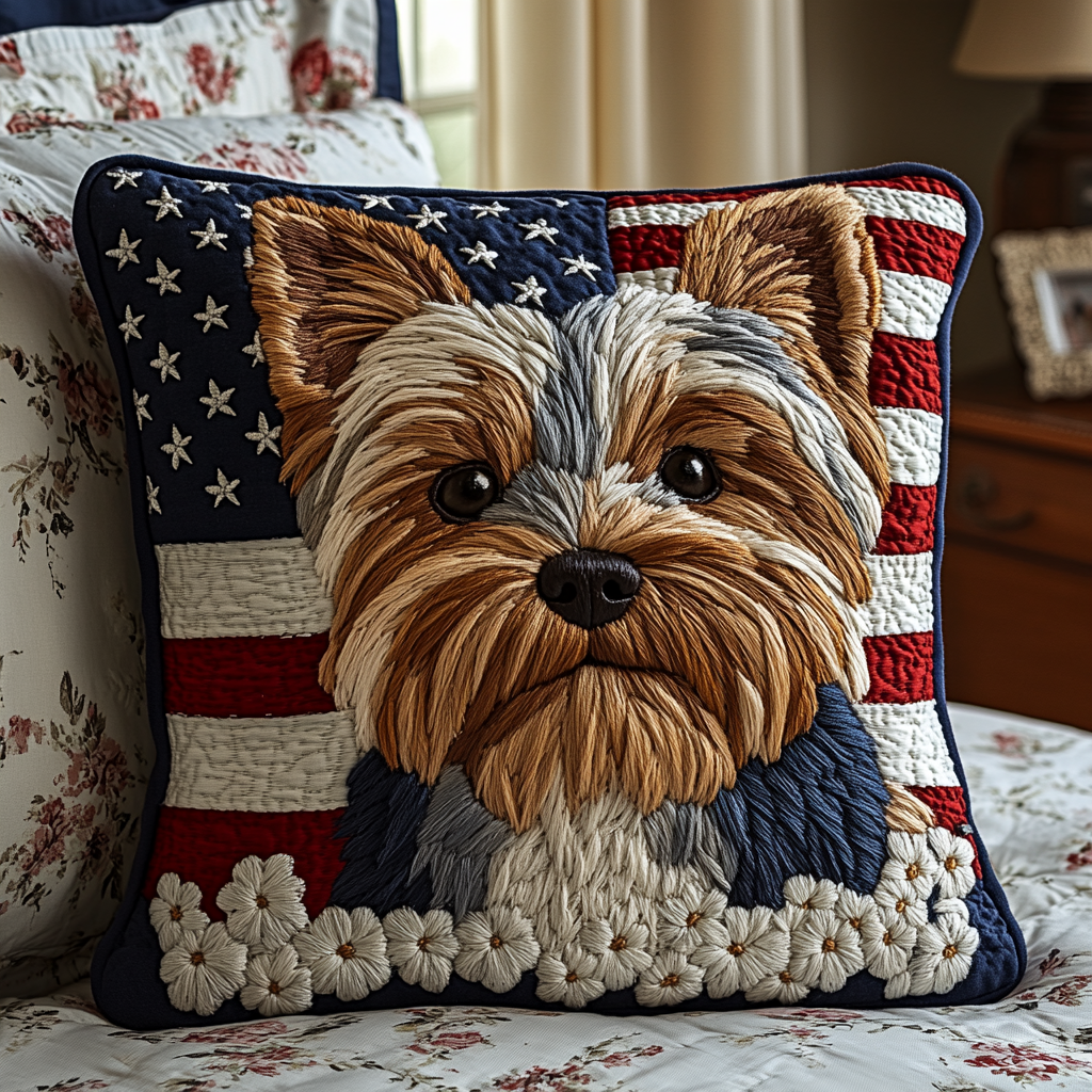 Terrier Spirit Quilted Pillow Case NCU0DV5636