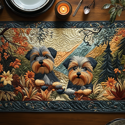 Terrier Spirit Quilted Table Runner NCU0DV5832