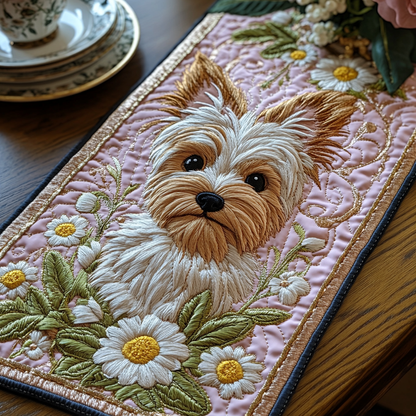 Terrier Tails Quilted Table Runner NCU0DV5835