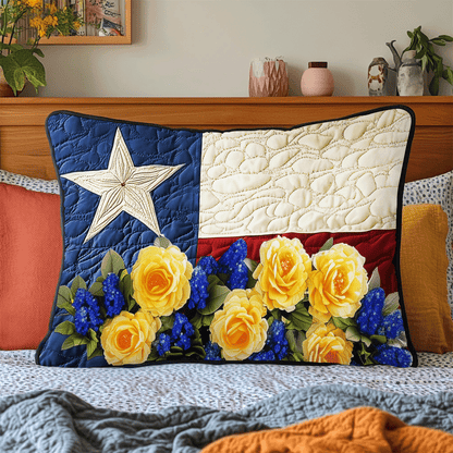 Texas Bouquet Quilted Bedding Pillow Case NCU0DV5335