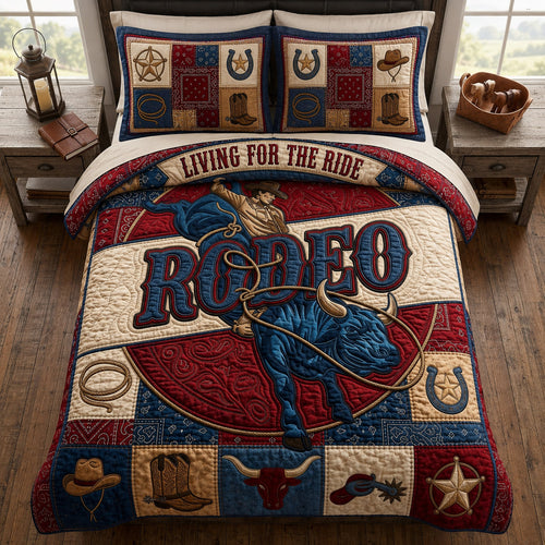 Texas Autumn Breeze 3-Piece Quilted Bedding Set NCU0HH2026