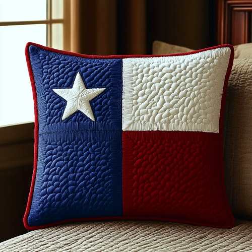Texas Forever Quilted Pillow Case NCU0DV4978