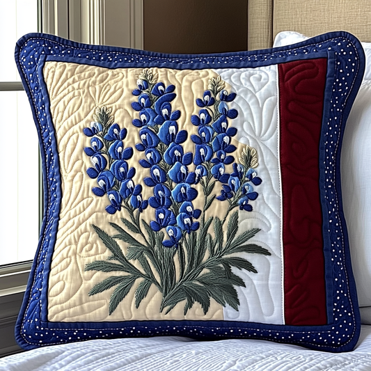 Texas Garden Quilted Pillow Case NCU0DV4737