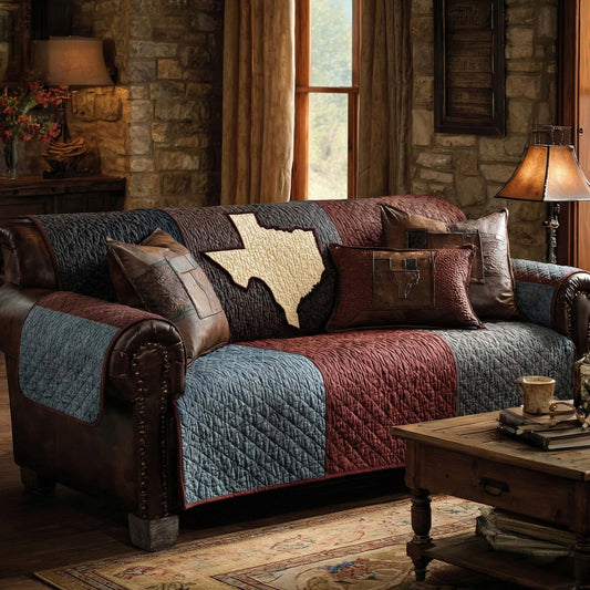 Texas Hearth Quilted Sofa Cover NCU0XD2273
