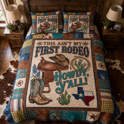Texas Heritage Living 3-Piece Quilted Bedding Set NCU0PT11730