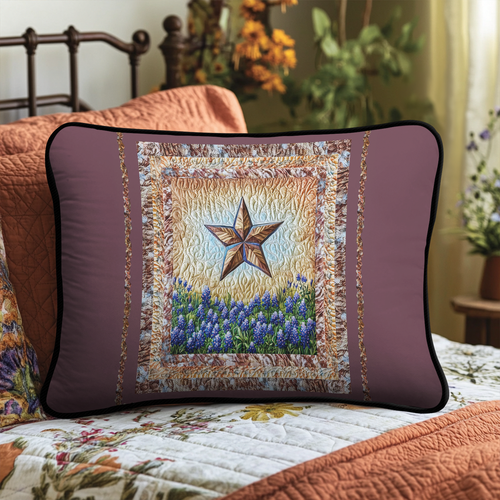 Texas Pride Quilted Bedding Pillow Case NCU0DK6989