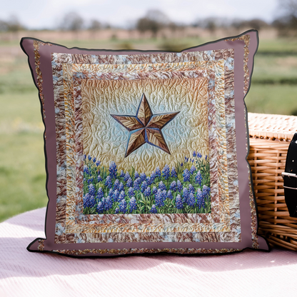 Texas Pride Quilted Pillow Case NCU0DK6986