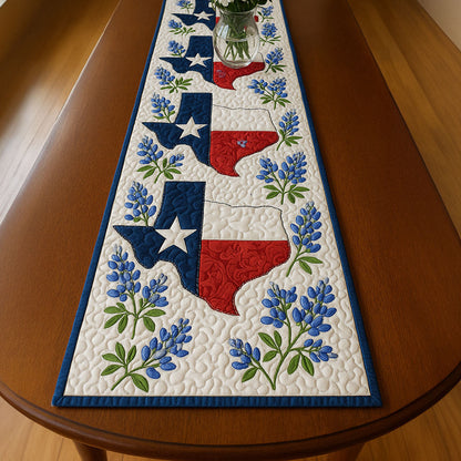Texas Pride Quilted Table Runner NCU0NT6155