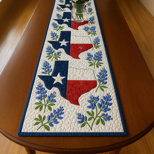 Texas Pride Quilted Table Runner NCU0NT6155
