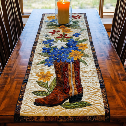 Texas Pride Quilted Table Runner NCU0VL2178