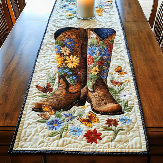 Texas Spirit Quilted Table Runner NCU0VL2179