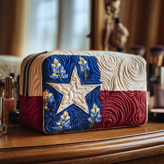 Texas Star Quilted Makeup Bag NCU0NT10306