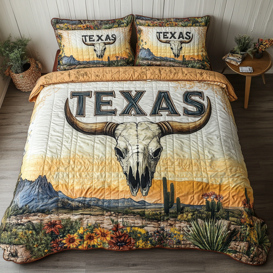 Texas Sunrise Quilted Bedding Set NCU0DK6489