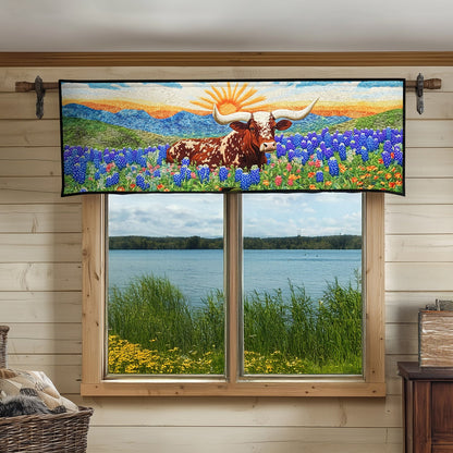 Texas Sunrise Quilted Valance NCU0PT6332