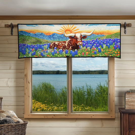 Texas Sunrise Quilted Valance NCU0PT6332