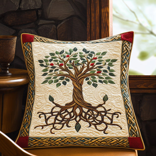 The Timeless Tree Quilted Pillow Case NCU0PT3805