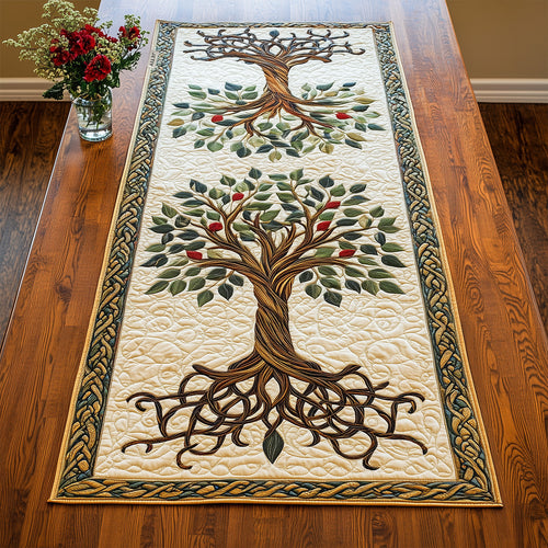 The Timeless Tree Quilted Table Runner NCU0PT3433