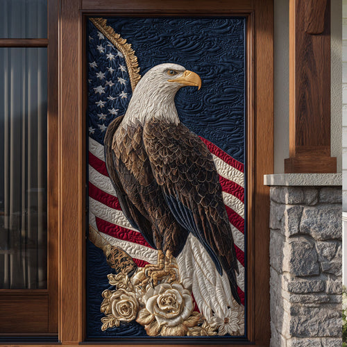 The American Guardian Quilted Door Cover NCU0PT11633