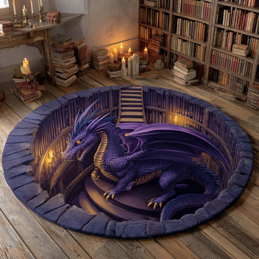 The Amethyst Watcher Round Carpet NCU0XD1345