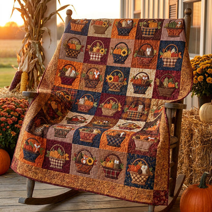 The Autumn Homestead Quilted Blanket NCU0PT11780