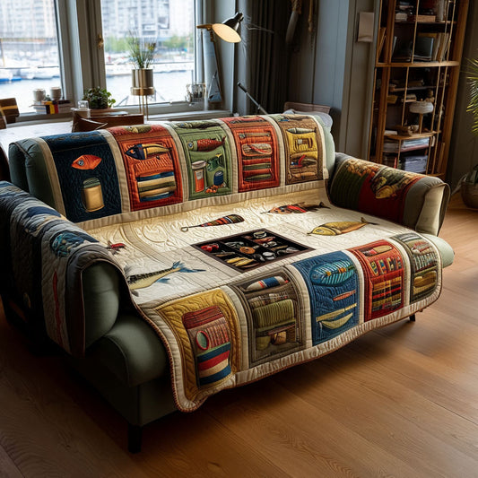 The Bait Box Quilted Sofa Cover NCU0PT11088