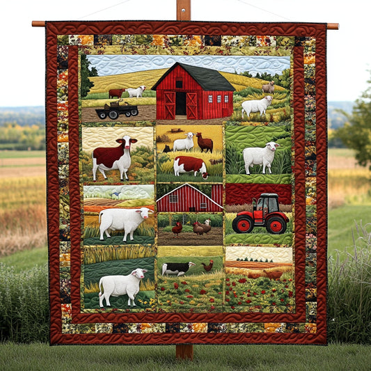 The Barnyard Quilted Blanket NCU0PT5671