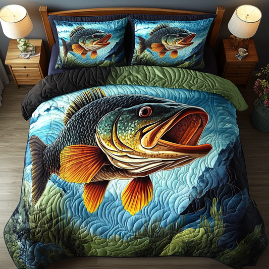 The Big One 3-Piece Quilted Bedding Set NCU0DV3814