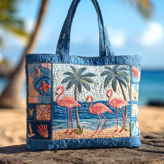 The Blush Line Quilted Tote Bag NCU0PT8516