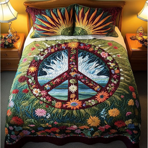 The Boho Spirit 3-Piece Quilted Bedding Set NCU0PT3964
