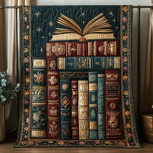 The Book Nest Quilted Blanket NCU0DK5234