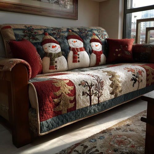 The Cozy Flurries Quilted Sofa Cover NCU0PT10382