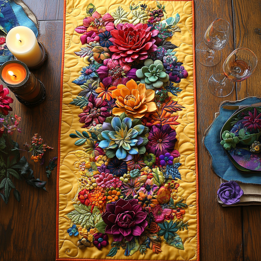 The Desert Garden Quilted Table Runner NCU0DV2602