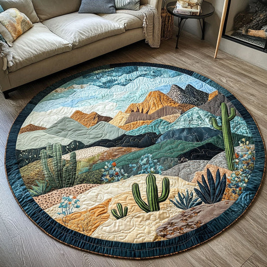 The Desert Trail Quilted Round Mat NCU0PT5502