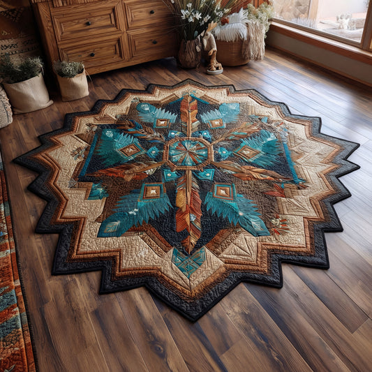 The Dreamcatchers Mandala Custom Shape Area Rug NCU0PT11570