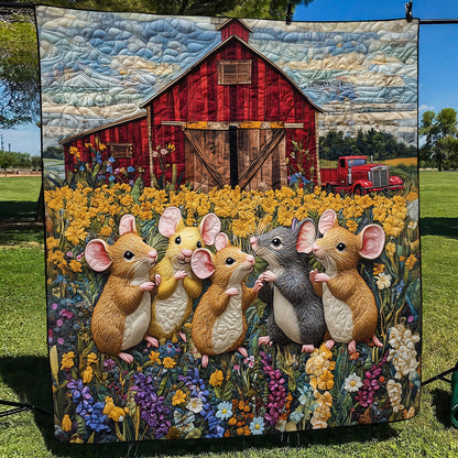 The Fanciful Flock Quilted Blanket NCU0PT5474