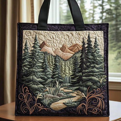 The Forest Nest Quilted Tote Bag NCU0DV6742