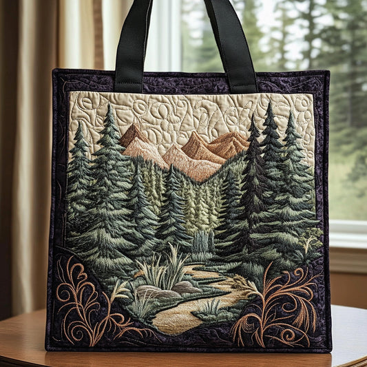 The Forest Nest Quilted Tote Bag NCU0DV6742