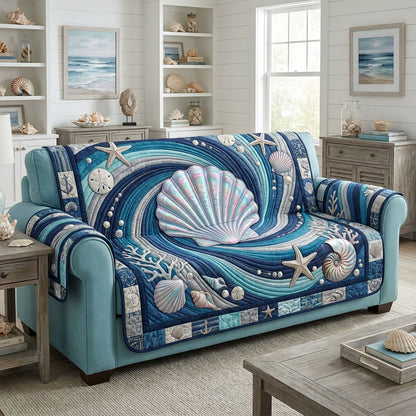 The Gentle Current Quilted Sofa Cover NCU0PT11798