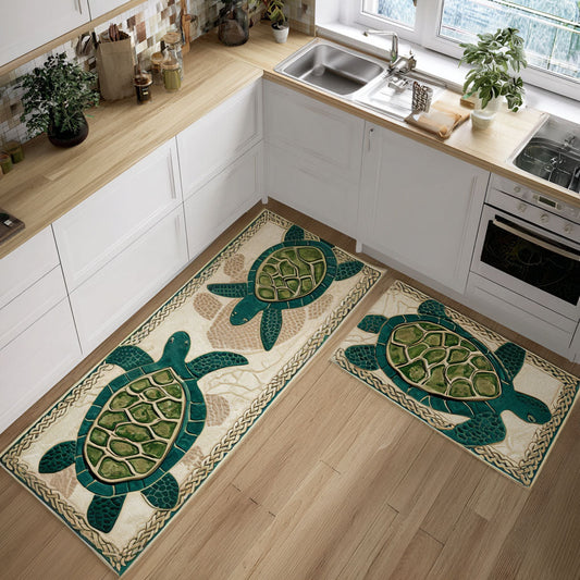 The Gentle Shell Kitchen Area Rug NCU0PT10019