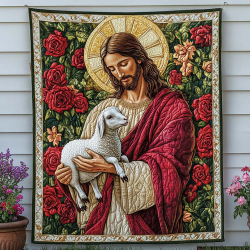 The Good Shepherd Quilted Blanket NCU0NT7777