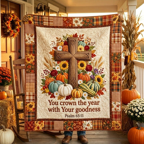 The Goodness of the Season Quilted Blanket NCU0PT11781
