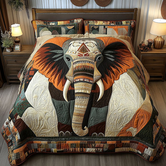 The Great Tusk 3-Piece Quilted Bedding Set NCU0PT7276