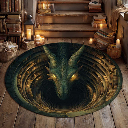 The Hidden Depth Round Carpet NCU0XD1356