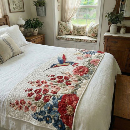 The Homestead Harmony Quilted Bed Runner NCU0PT11577
