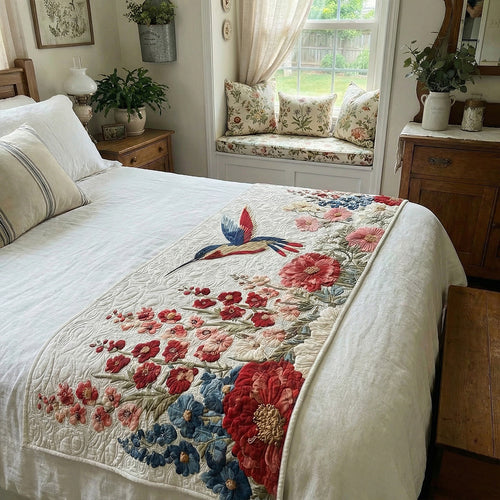The Homestead Harmony Quilted Bed Runner NCU0PT11577