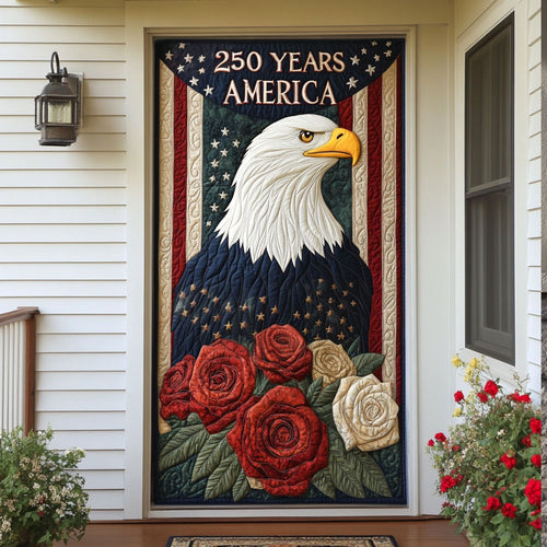 The Independence Mosaic Quilted Door Cover NCU0PT11638