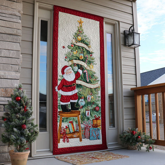 The Joy of Claus Quilted Door Cover NCU0PT10420