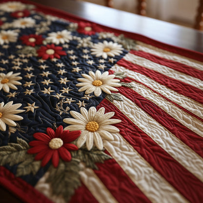 The Land of the Free Quilted Table Runner NCU0PT4849