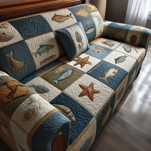 The Last Cast Quilted Sofa Cover NCU0PT11090