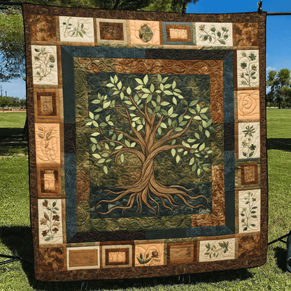 The Life Tree Quilted Blanket NCU0TL2301